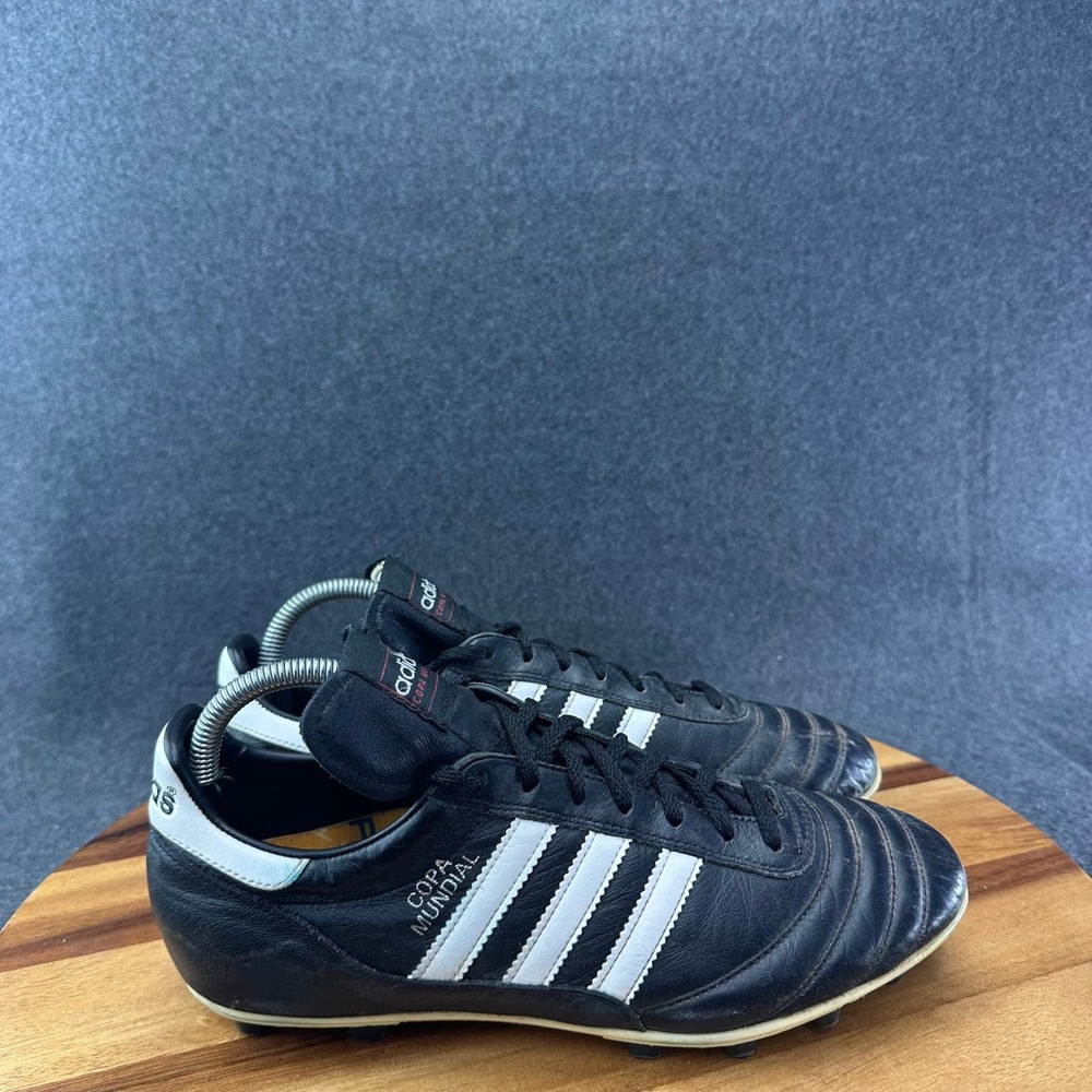 Adidas Copa Mundial Shoes Mens Size 9 Black Leather Soccer Cleats Germany 015110